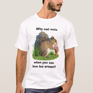 Ekorre som äter glasskotten tee