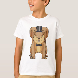 Ekorre som brudgumme med kostym t shirt