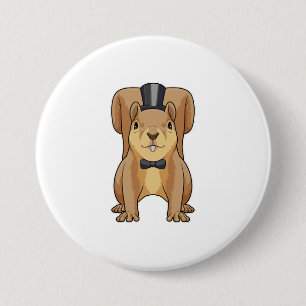 ekorre som Groom med Kostym Knapp