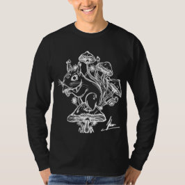 Ekorre svart Longsleeve T Shirt