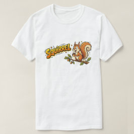 Ekorre T-Shirt Rolig ADHD Distraktion Serietecknin