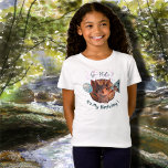 ekorre Theme Birthday T Shirt<br><div class="desc">Kasta en födelsedagsfest till din lilla flicka med den här söta ekorretematiska födelsedagsdesignen. Den här har en ekorre med en ballong och en party-hatt som redo för födelsedagsfesten. Du kan uppdatera texten och namn och göra den till en perfekt skjorta för din lilla. Du hittar alla matchande produkter i samlingen...</div>