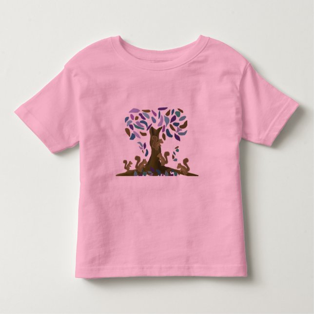 Ekorre Treehouse Tee Shirt (Framsida)