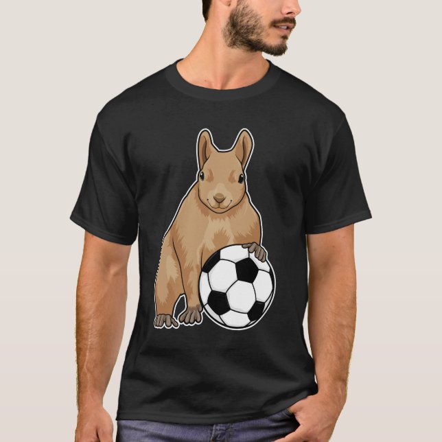 ekorre vid sportskytte t shirt (Framsida)