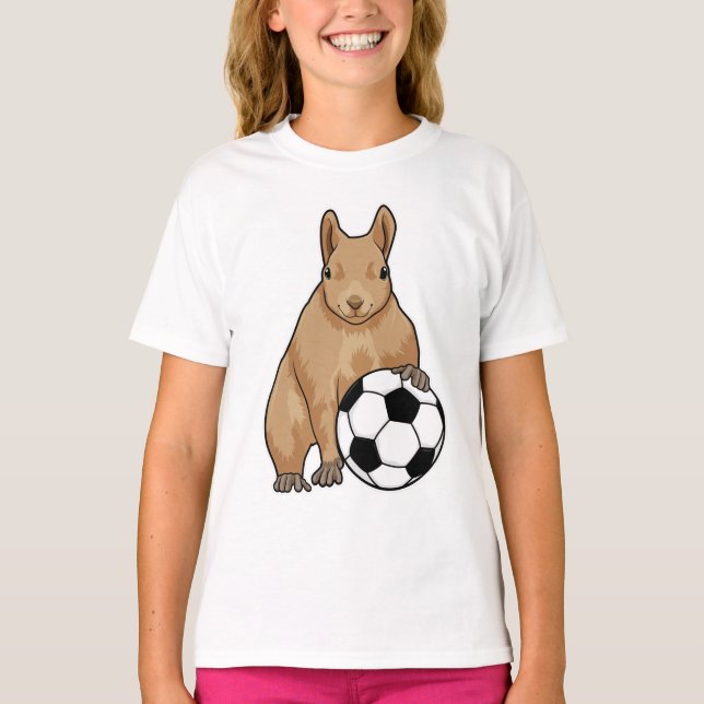 ekorre vid sportskytte t shirt (Framsida)