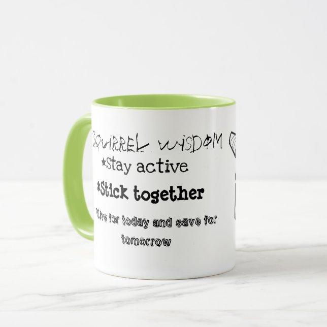 ekorre Wisdom Mugg (Framsida vänster)