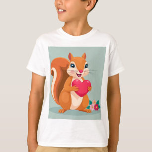 ekorrel Kärlek Nöt för Mamma T Shirt