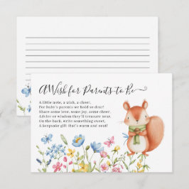 ekorrel Nutkin Wish for Parents to be Shower Tilläggskort