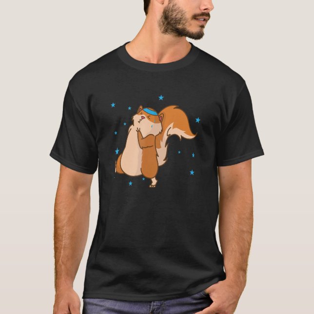 ekorrel som kör Träd Rodent T Shirt (Framsida)