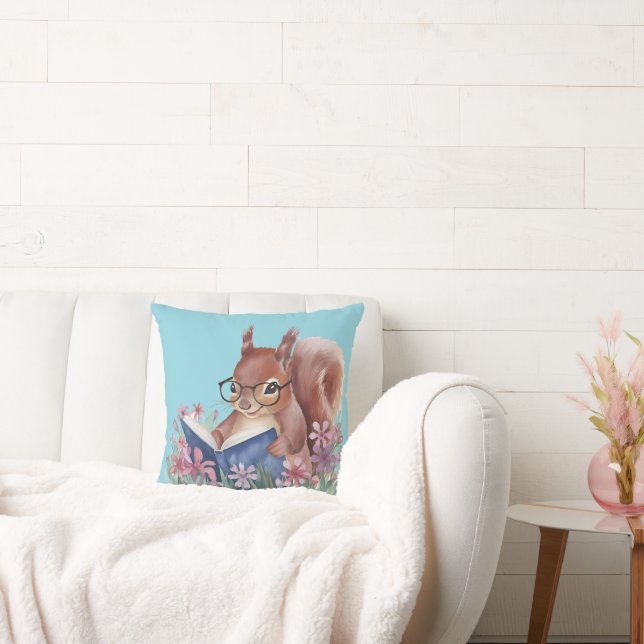 ekorreläsare A Bok, inkapslade i blommor Kudde (Soffa)