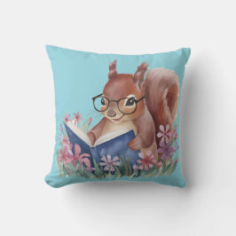 ekorreläsare A Bok, inkapslade i blommor Kudde