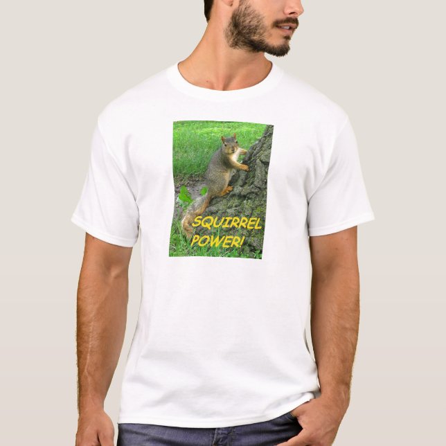 Ekorren driver! t-shirt (Framsida)