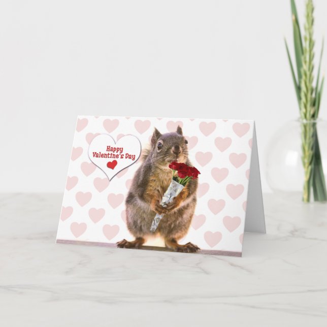 Ekorrevalentin Helgkort (Framsida)