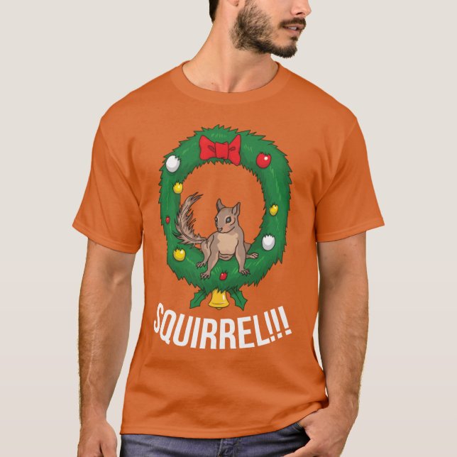 Ekorrfamilj T Shirt (Framsida)