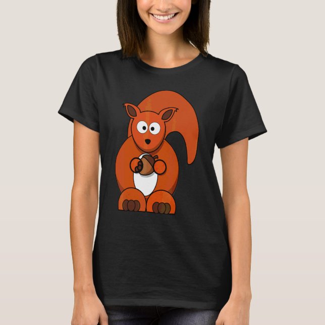 Ekorrflöjtare T Shirt (Framsida)