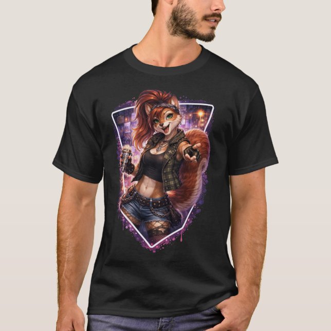 Ekorrpunk T Shirt (Framsida)