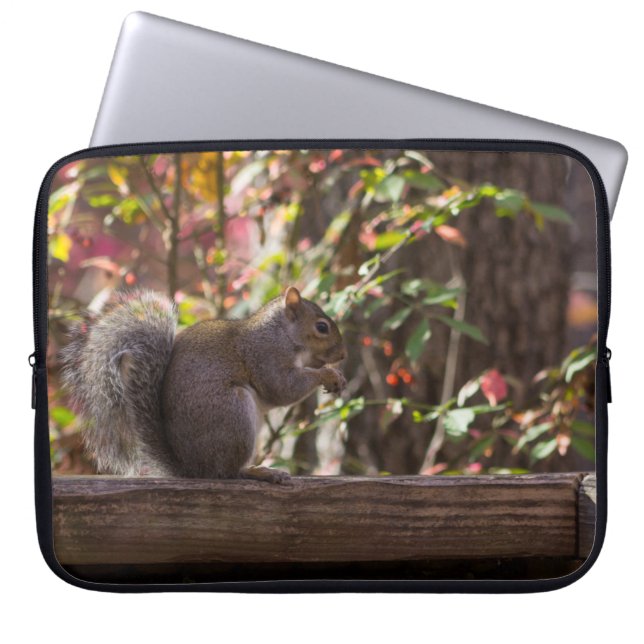 Ekorrutfodringstid Laptop Sleeve (Framsidan)