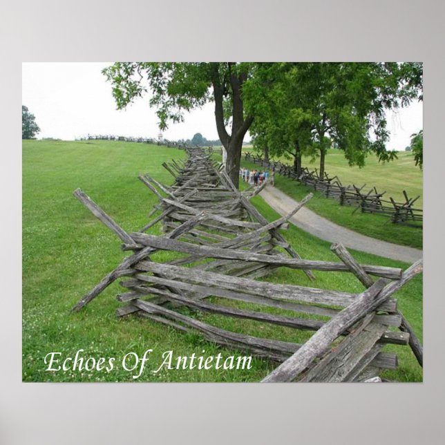 Ekos av antietam poster (Framsidan)