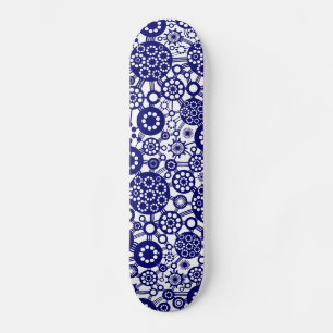 Ekosystem - djup flotta på vitt skateboard bräda 19,5 cm
