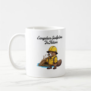 Ekosystemskulptorer i Action Beaver Kaffemugg