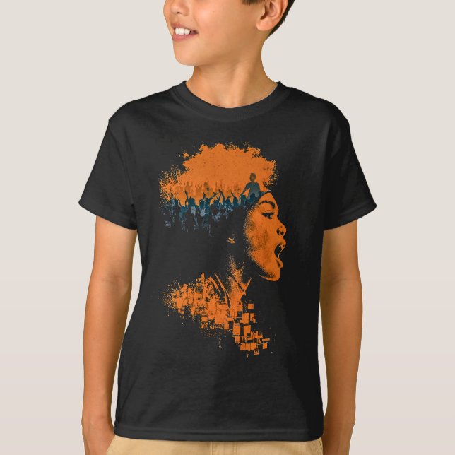 Ekot av folkmassan t shirt (Framsida)