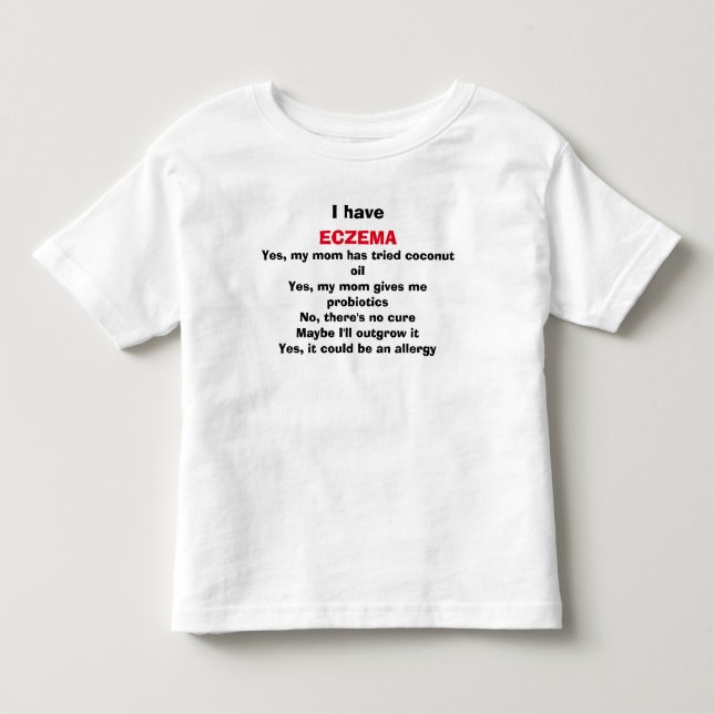 Eksem bränning ifrågasätter, svarat tee shirt (Framsida)