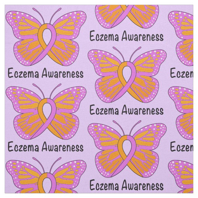 Eksemmedvetenhetfjäril av hopp tyg (Provkarta)