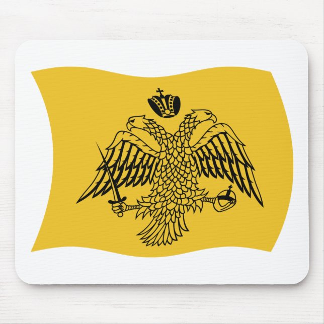 Ekumenisk patriarch Flagga Mousepad Musmatta (Framsidan)