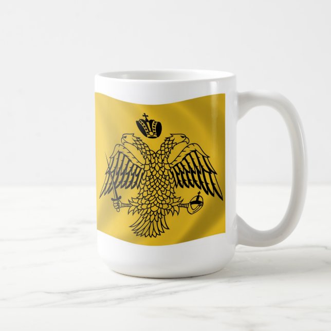 Ekumeniska patriarkens flaggmugg kaffemugg (Höger)