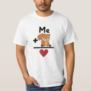 Ekvation av skog i Kärlek Heart T Shirt