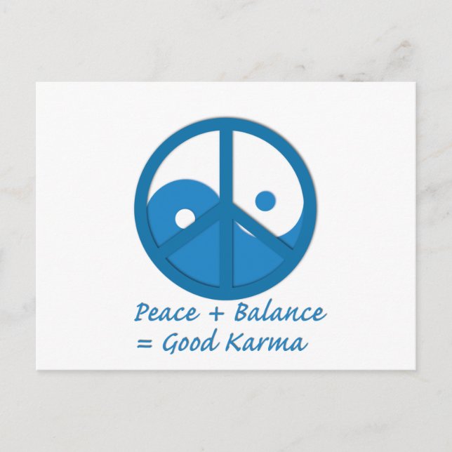Ekvation för Bra Karma Vykort (Framsida)