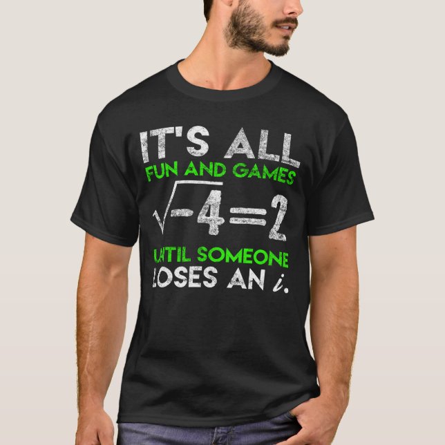Ekvation för fet matematikmatematisk numrering Hum T Shirt (Framsida)