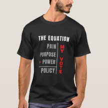 Ekvationen min röst T-Shirt