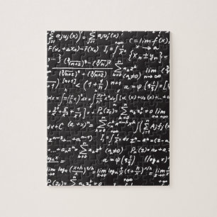 Ekvationer med kontur för matematik pussel
