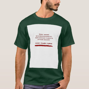 Ekvationsgrafik för bästa matematik t shirt