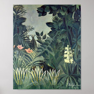Ekvatorialguinea av Henri Rousseau Poster