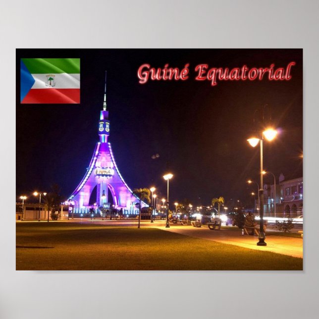 Ekvatorialguinea - Bata - Torre de la Libertad - Poster (Framsidan)