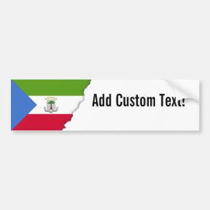 Ekvatorialguinea, Flagga Bildekal