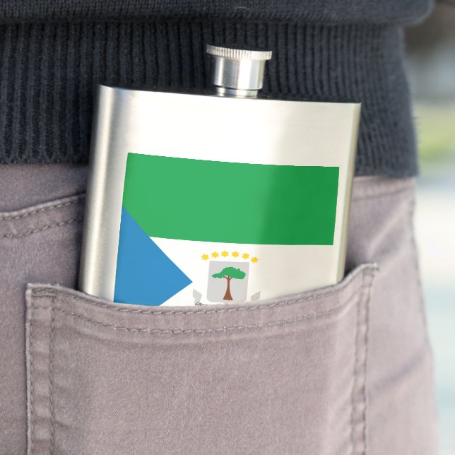 Ekvatorialguinea flagga fickplunta (In Situ)