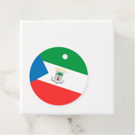 Ekvatorialguinea flagga gåvor etiketter