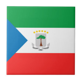 Ekvatorialguinea flagga kakelplatta