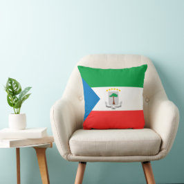 Ekvatorialguinea flagga kudde