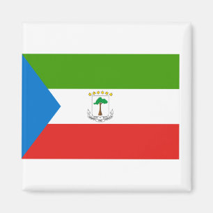 Ekvatorialguinea Flagga Magnet