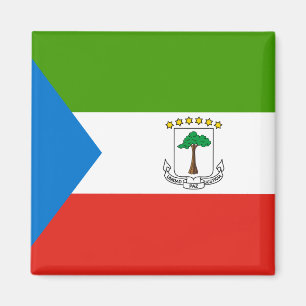 Ekvatorialguinea Flagga Magnet