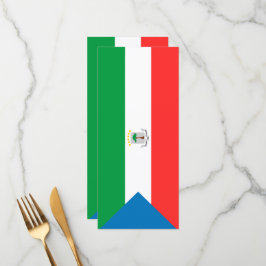 Ekvatorialguinea flagga meny