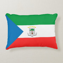 Ekvatorialguinea flagga prydnadskudde