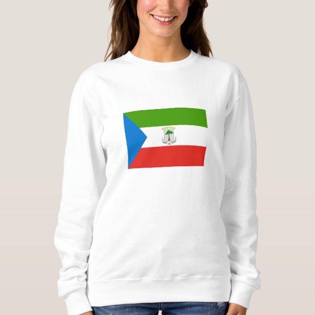Ekvatorialguinea Flagga T Shirt (Framsida)