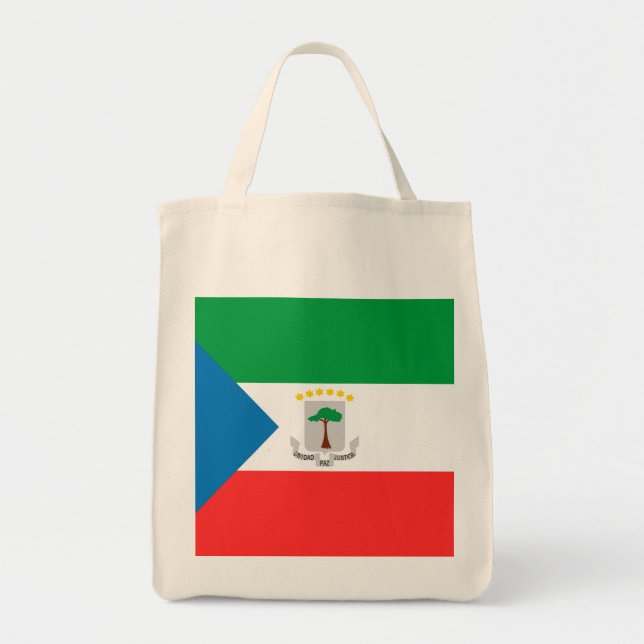Ekvatorialguinea flagga tygkasse (Framsidan)