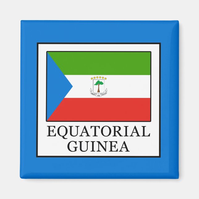 Ekvatorialguinea Magnet (Framsidan)