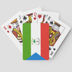 Ekvatorialguineas flagga (Afrika) Casinokort